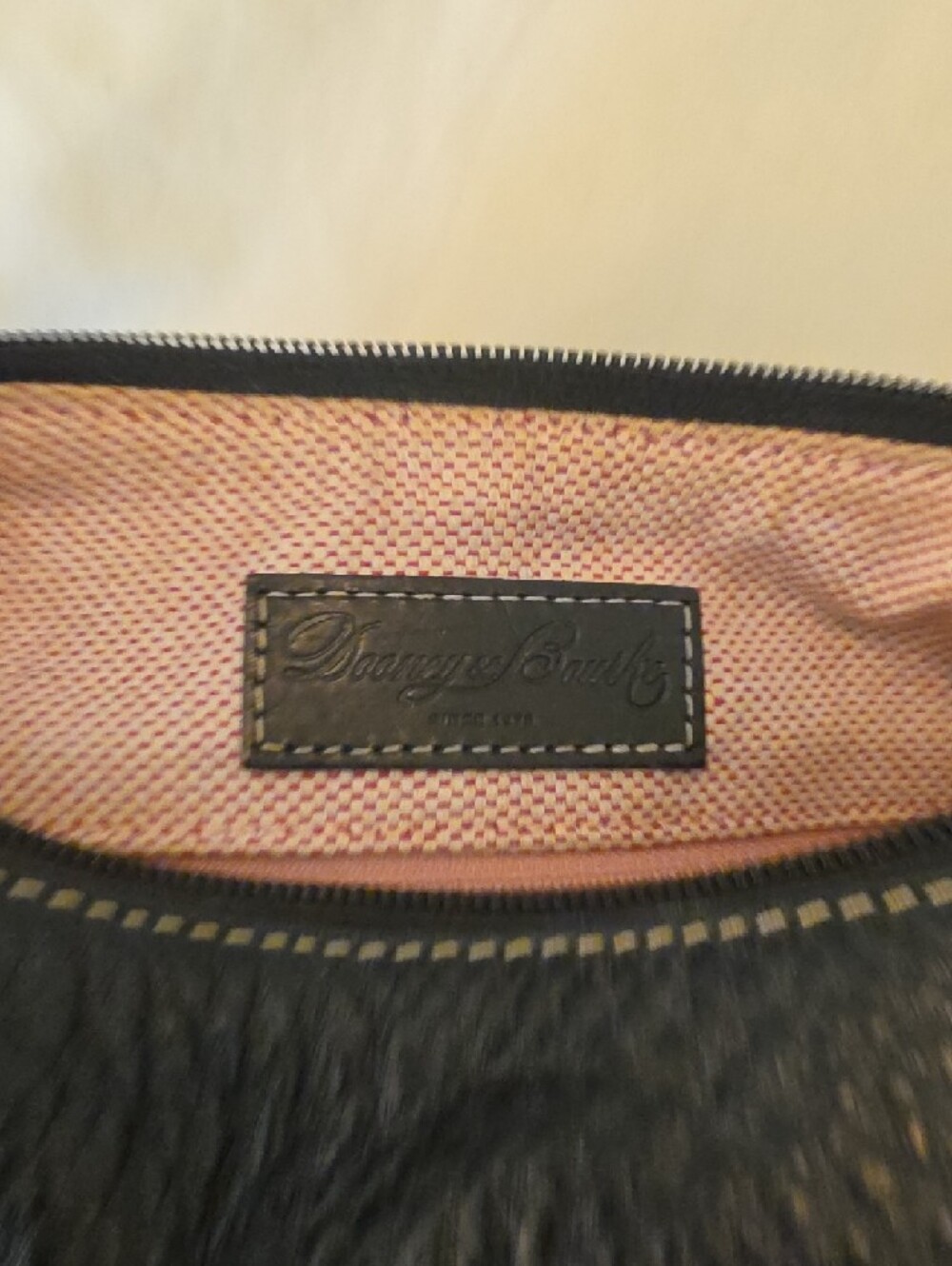 Dooney & Bourke Black Pebbled Leather Shoulder Bag - Picture 8 of 8